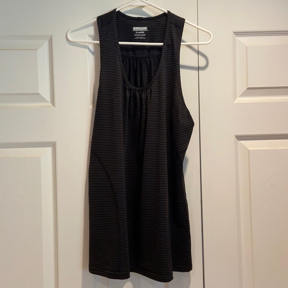 Black Kirkland Brand Work Out Top